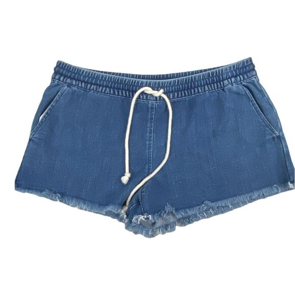 aerie Pants - Aerie Medium Frayed Hem Denim Short size Medium